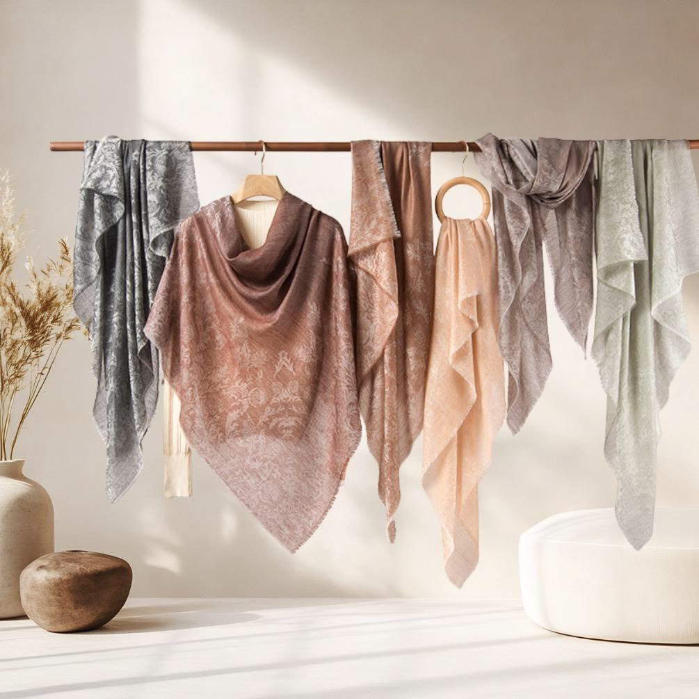 شالات وفولارات فاخرة من Belle Allure