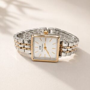 Montre Femme Bicolore — Carrée