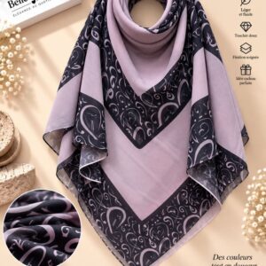 شال شيفون 150×150 — رمادي