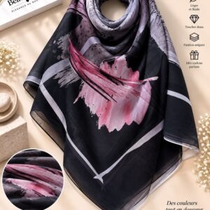 شال شيفون 150×150 — بنفسجي