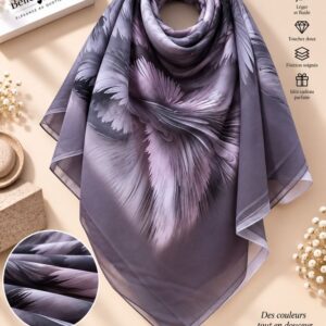 شال شيفون 150×150 — بنفسجي