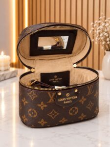 Trousse de Maquillage Luxe — Motif Classique