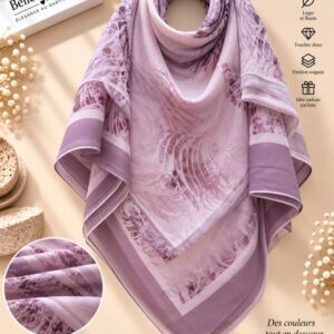 شال شيفون 150×150 — بنفسجي