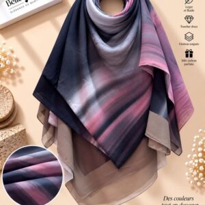 شال شيفون 150×150 — بنفسجي