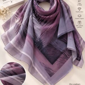 شال شيفون 150×150 — بنفسجي