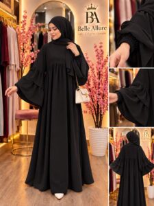 عباية سترة Crepe Rosa — ثوب كريب