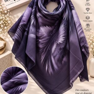 شال شيفون 150×150 — بنفسجي