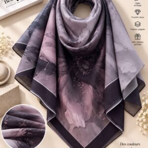 شال شيفون 150×150 — بنفسجي